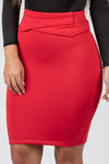 Falda Belleveneu Roja-Dresscode502