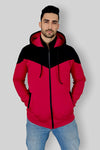 Sudadero Red Night | Negro y Rojo