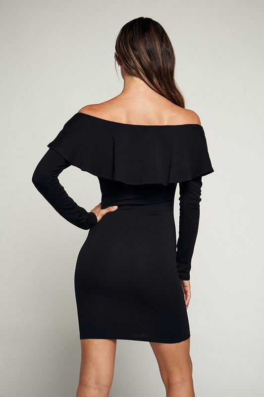 Vestido Strapless de Vuelitos Negro – Dresscode502