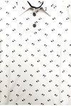 Camisa Polo White Palm Trees