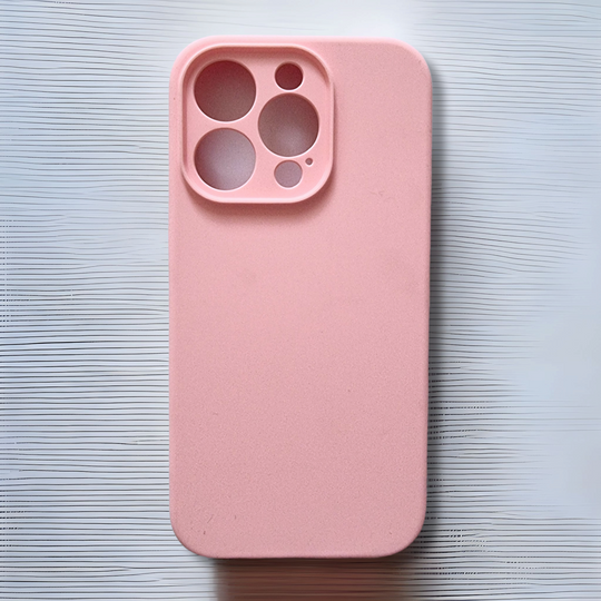 Carcasa iPhone 13 Pro o Pro Max sedosa Rosa. Silicona liquida.
