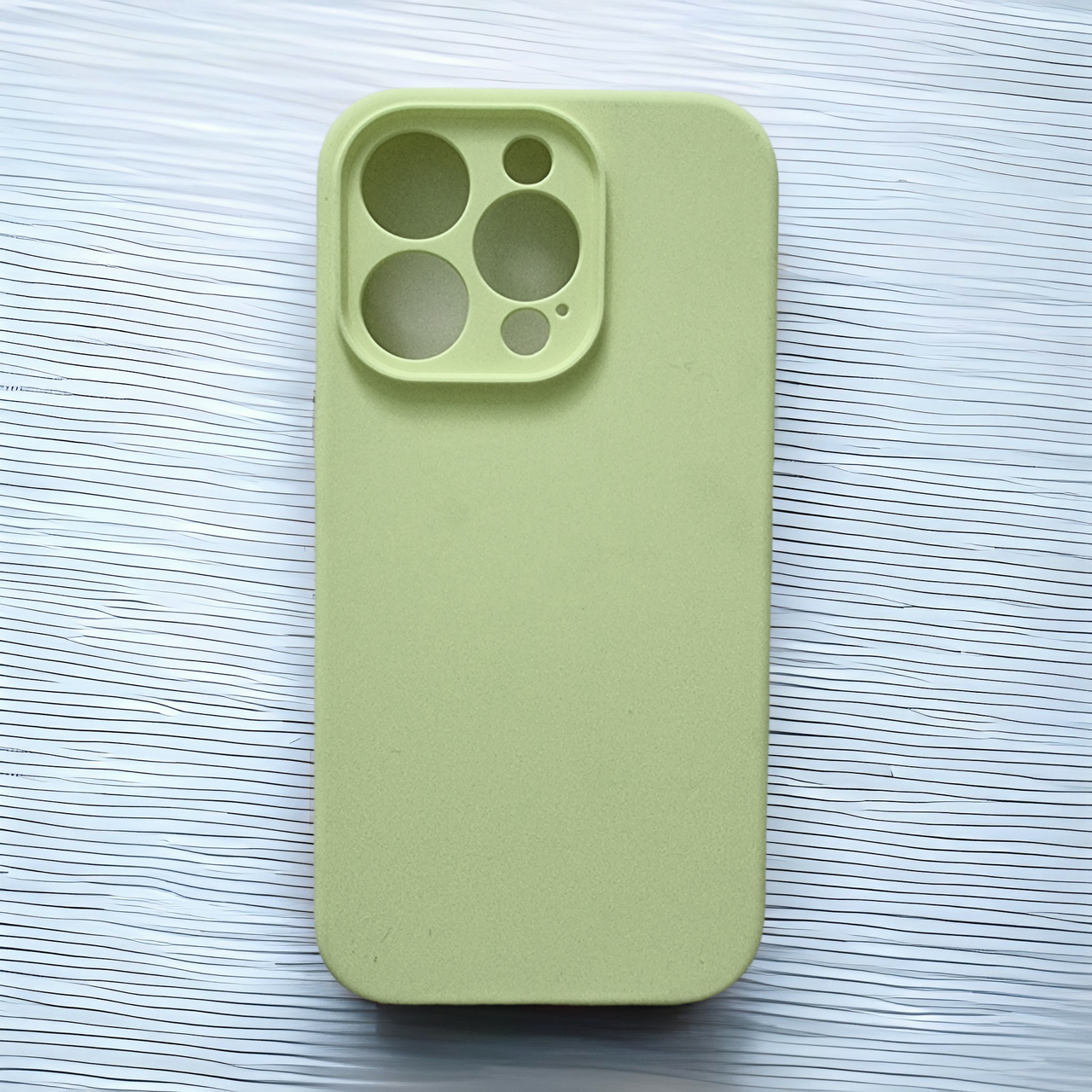 Estuche de Iphone 14 de Silicona Liquida Verde