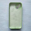 Estuche de Iphone 14 de Silicona Liquida Verde